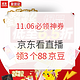  11.06必领神券：京东满79元-5元/满200-15元全品类券，持续发放中　