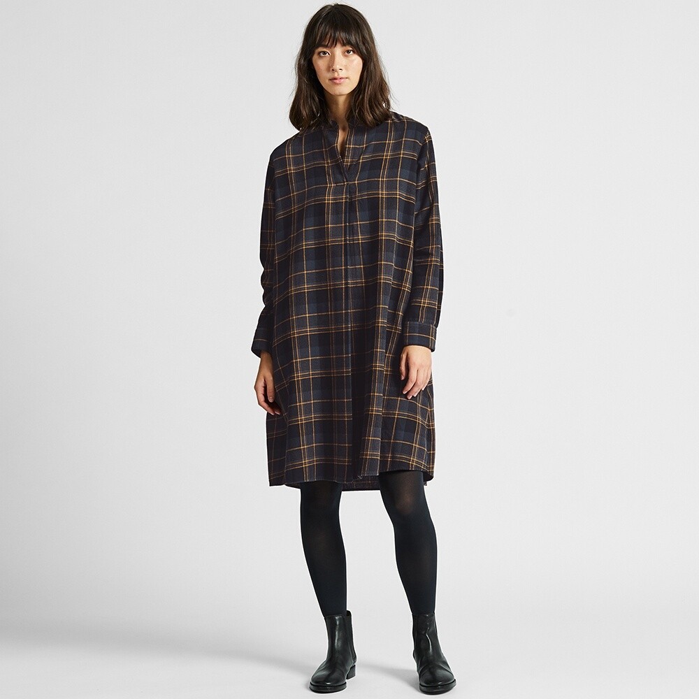 uniqlo 优衣库 421799 法兰绒a字型连衣裙