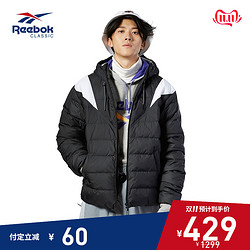 Reebok锐步官方 CL DOWN MID JACKET 男子冬季复古羽绒夹克 FWR92