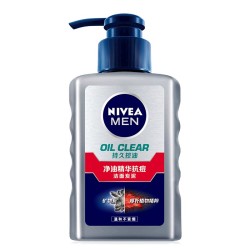 NIVEA 妮维雅 男士净油精华 抗痘洁面炭泥 150ml+赠精华露10g *5件