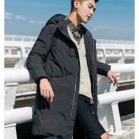 雅鹿 YS6107980-8 男士修身连帽羽绒服