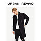 URBAN REVIVO MF37S1LE2000 男士中长风衣外套