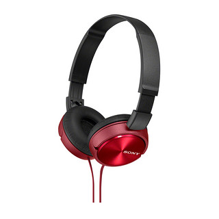 SONY 索尼 MDR-ZX310 耳罩式头戴式有线耳机 红色