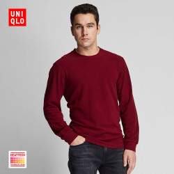 优衣库 UNIQLO 优衣库 HEATTECH 422011 摇粒绒圆领T恤  