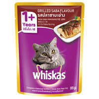 whiskas 伟嘉 妙鲜包猫罐头 巴丁鱼味 85g *2件