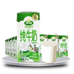 Arla爱氏晨曦 全脂纯牛奶 200ml*24盒 *4件