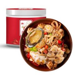 红一回 麻辣小海鲜熟食 开罐即食 230g *10件