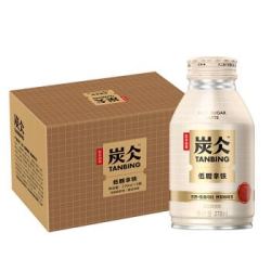 农夫山泉 炭仌咖啡 低糖拿铁 即饮咖啡铝罐270ml*6瓶 纸箱装 *4件