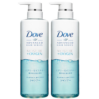 Dove 多芬 日本进口洗护发系列 空气丰盈保湿洗发露 480g*2