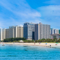 阳江海陵岛螺洲海际酒店1晚套餐 含2大1小早餐 周末不加价