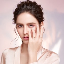 CHOW TAI FOOK 周大福 VU815 SOINLOVE 18K金 叠戴钻石链戒