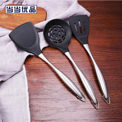 当当优品 耐高温硅胶漏勺/锅铲/煎铲