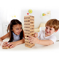 Hape农场动物叠叠高3岁以上叠叠乐积木抽抽乐木制大块儿童益智玩具游戏男孩女孩玩具