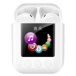 Newsmy 纽曼 Q7 带屏真无线蓝牙耳机 一体式MP3 收音机 怀表 阅读器 多合一