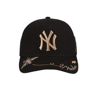 MLB 美国职棒大联盟 GUCCI合作款 男女同款NY小蜜蜂棒球帽