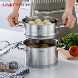 LINKFAIR 凌丰 LFDZG-GJ20T2 不锈钢双层蒸锅 20cm