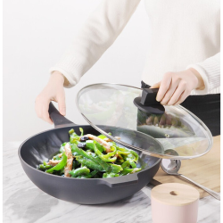 MINISO 名创优品 铝压铸炒锅 32cm