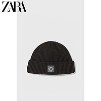 ZARA 新款 男装 罗纹短款针织帽 09065350800