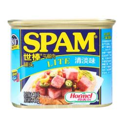 SPAM 世棒 午餐肉罐头 清淡味 198g *3件