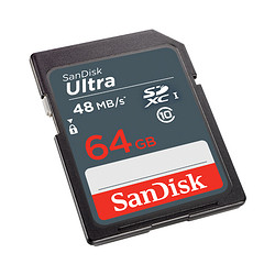 SanDisk 闪迪 Ultra 至尊高速 SDXC UHS-I SD存储卡 64GB