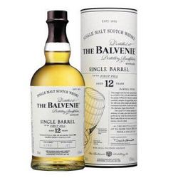 苏格兰百富（The Balvenie）洋酒  百富12年单桶初装陈酿单一纯麦威士忌700ml *3件