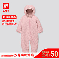 优衣库 婴儿/新生儿 轻型保暖WARM PADDED连体装(长袖)418720