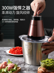 CHIGO/志高 ZG-L806绞肉机家用电动多功能大功率容量馅菜打蒜碎商用搅拌器全自动