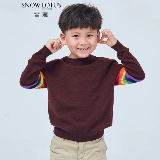  SNOW LOTUS/雪莲 纯羊绒 儿童羊绒衫