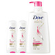 多芬（DOVE）日常滋养修护洗护套装 洗发水700ml+护发素195ml*2 滋养修护 *3件