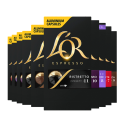 法国原装进口 lor胶囊咖啡 100粒 适用Nespresso胶囊咖啡机