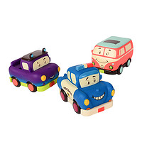 比乐btoys小回力车益智惯性发条车儿童玩具3个装1岁+