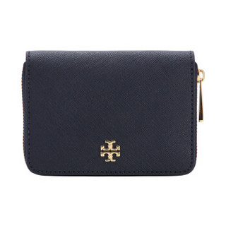 TORY BURCH 托里.伯奇 女士 蓝色皮质短款钱包钱夹 52903 403