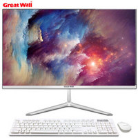 长城 GreatWall A2403 23.8英寸超薄高清一体机台式电脑(九代i5-9400/8G/512G 双频WiFi 3年上门 原装键鼠）
