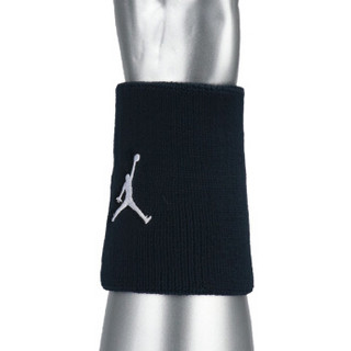 NIKE耐克Jordan飞人AJ吸汗护手腕带排球 篮球 健身 羽毛球 网球女男运动护腕 JKN01010OS 黑色
