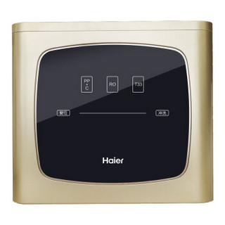 海尔 Haier 家用400G大通量 双水设计 直饮反渗透 无罐厨房净水机 智能节水 冲洗 HRO400-4(C)
