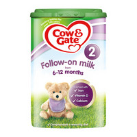 爱尔兰原装进口 英国牛栏(Cow&Gate;) 较大婴儿配方奶粉 2段(6-12月) 800g