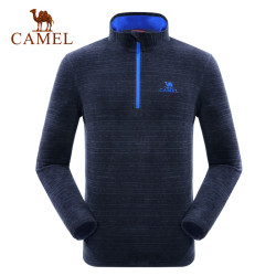 CAMEL骆驼户外抓绒衣 秋冬情侣款男女休闲加厚保暖摇粒绒抓绒衣