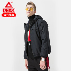 匹克冬季新款男子棉衣保暖轻便耐磨简洁大方户外运动休闲外套男