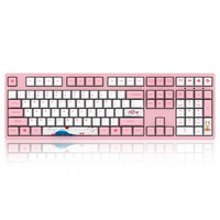 Akko 艾酷 3108 V2 东京富士山樱花 R1 108键 有线机械键盘 粉色 AKKO橙轴 无光