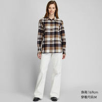 UNIQLO 优衣库 421607 女款法兰绒格子衬衫