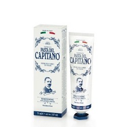 德康美 PASTA DEL CAPITANO 老船长意大利原装进口经典牙膏 洁齿去渍 固齿 靓白玉齿牙膏75ml *4件