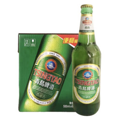 青岛啤酒(Tsingtao)经典8度500ml*6瓶 大瓶整箱 *6件