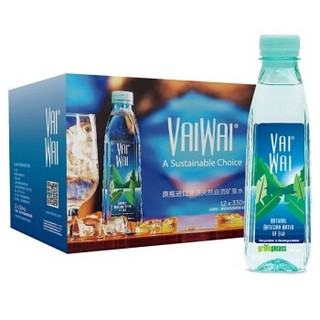  VAIWAI  斐济原瓶进口天然自流矿泉水 330ml*12瓶 +凑单品