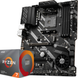 msi 微星 PRO X570-A PRO 主板 + AMD 锐龙 Ryzen 7 3700X CPU处理器 套装
