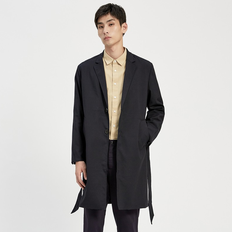 me&city 530370 男士西装领风衣外套