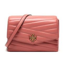 TORY BURCH 托里·伯奇 奢侈品 TB女包 KIRA系列珊瑚色皮革手提单肩斜挎包 58094 238