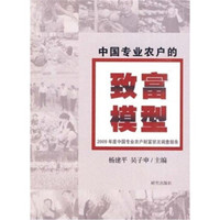 中国专业农户的致富模型