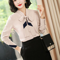 米兰茵（MILANYIN）女装2019新款秋衬衫女工作服正装职业修身衬衣女装OL NYml181 西裙 L