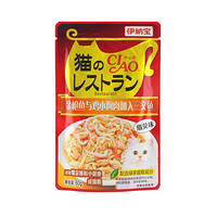 伊纳宝 IC-243C 猫餐厅-金枪鱼与鸡小胸肉加入三文鱼60g*12