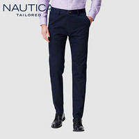 诺帝卡 NAUTICA 2019秋冬新款西裤男士正装直筒弹力商务时尚纯色休闲长裤修身 NXK91005 藏青36(180/95B)